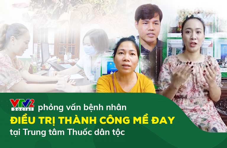 VTV2 phỏng vấn bệnh nhân điều trị mề đay tại Thuốc dân tộc