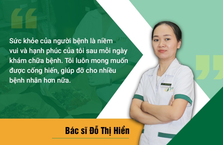 Bác sĩ Hiền luôn đặt sức khỏe người bệnh lên hàng đầu