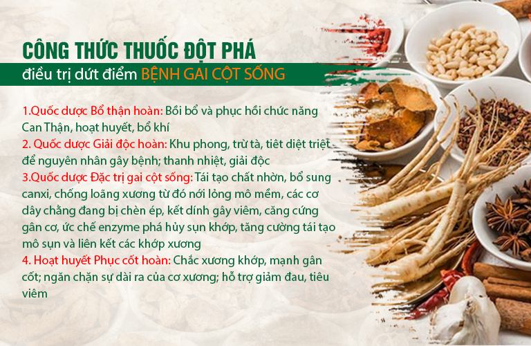 Phác đồ chuyên biệt điều trị dứt điểm bệnh gai cột sống