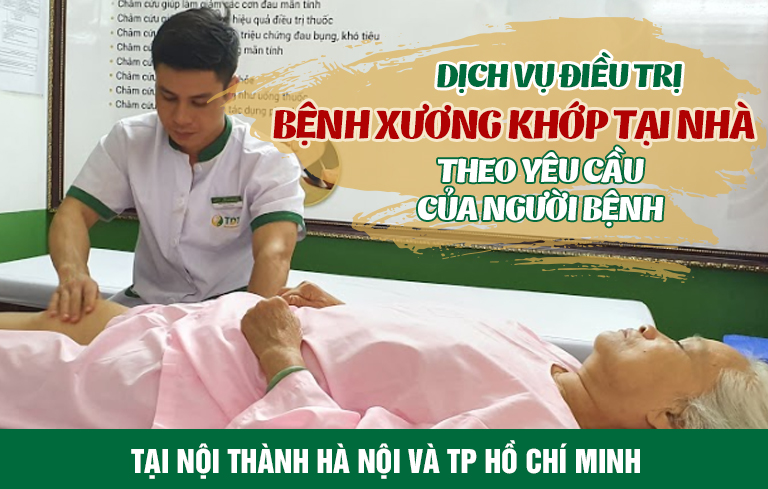 Điều trị bệnh xương khớp tại nhà đối với người bệnh khó đi lại