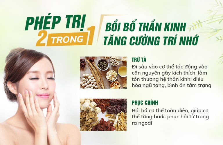 Định tâm An thần thang là giải pháp số 1 điều trị dứt điểm đau đầu