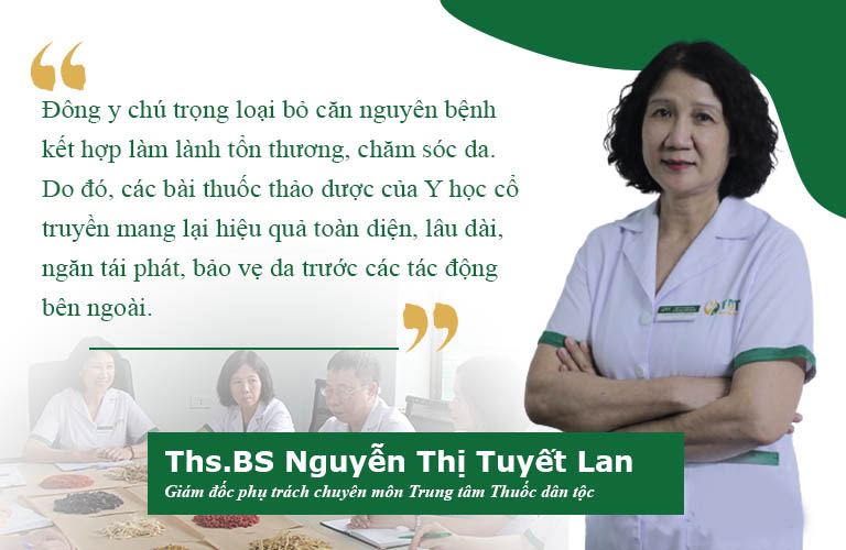 Bác sĩ Tuyết Lan chi sẻ nguyên tắc trị bệnh da liễu của Đông y