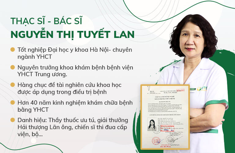 Chân dung Ths.Bs Nguyễn Thị Tuyết Lan -  Giám đốc chuyên môn Trung tâm Thuốc dân tộc