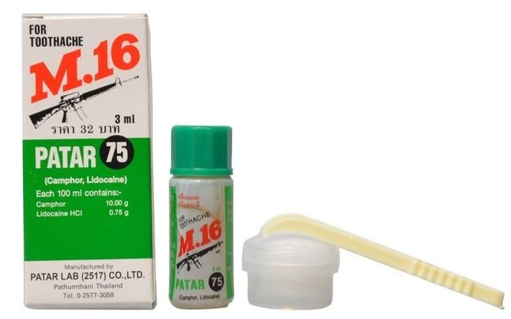 Thuốc trị sâu răng hôi miệng M16 của Thái Lan