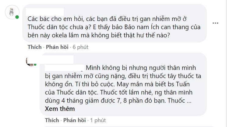 Phản hồi của người bệnh