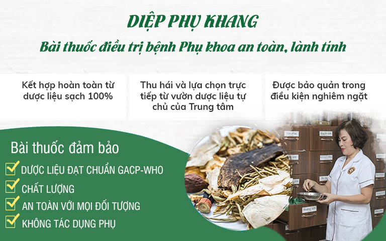 Thành phần chuẩn sạch, đảm bảo an toàn cho sức khỏe người bệnh