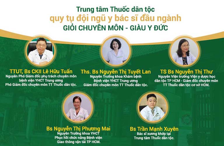 Trung tâm là nơi quy tụ đội ngũ y bác sĩ giàu kinh nghiệm, y đức