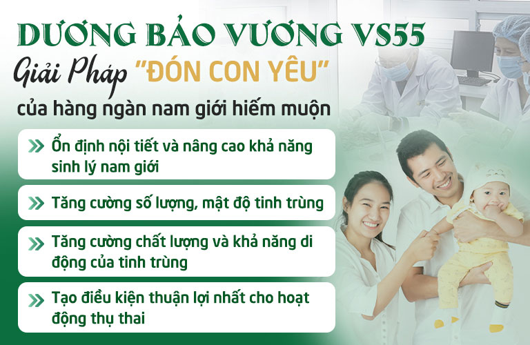 Phác đồ cá nhân hóa giúp Dương Bảo Vương VS55 đem lại hiệu quả ưu việt