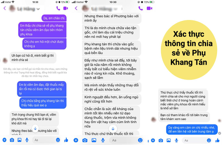 Inbox xác thực hiệu quả của bài thuốc