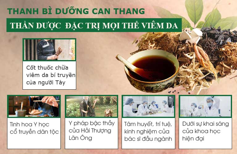 Thanh bì Dưỡng can thang kết tinh giá trị Y học cổ truyền và y học hiện đại