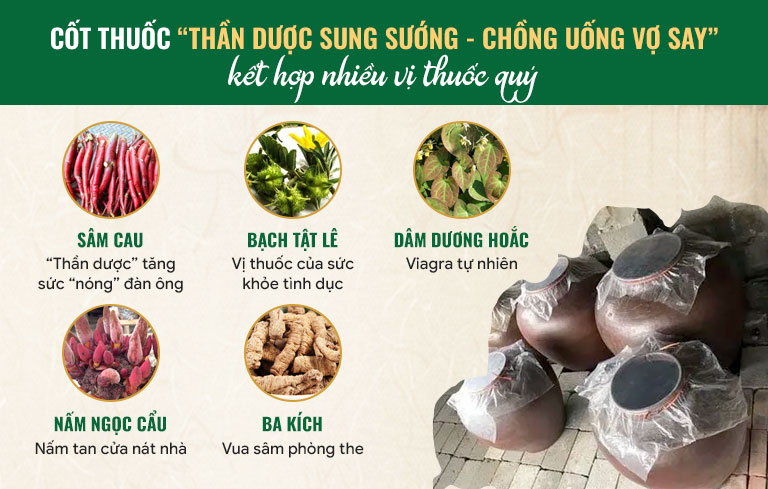 Cốt thuốc của người Thái đen kết hợp nhiều vị thuốc quý