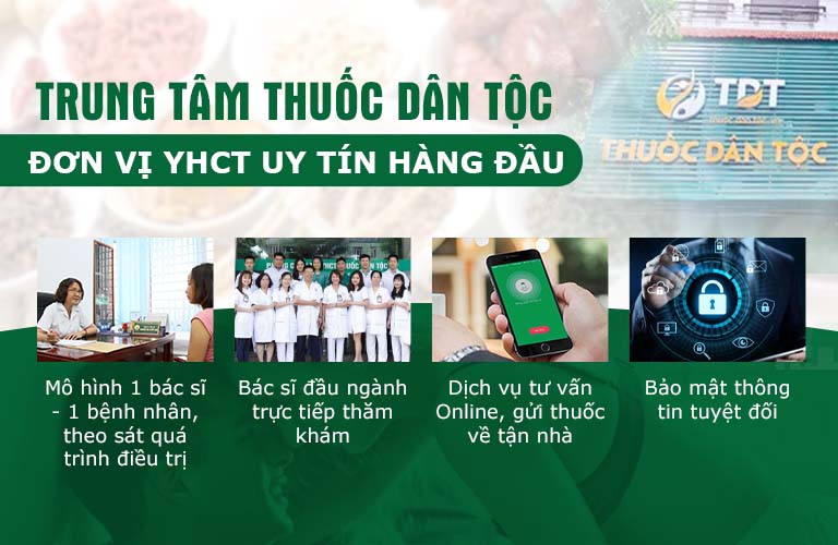 Trung tâm Thuốc dân tộc cam kết cung cấp dịch vụ chất lượng