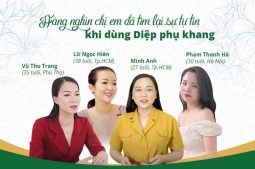 Các chị em chữa khỏi bệnh phụ khoa nhờ Diệp phụ khang