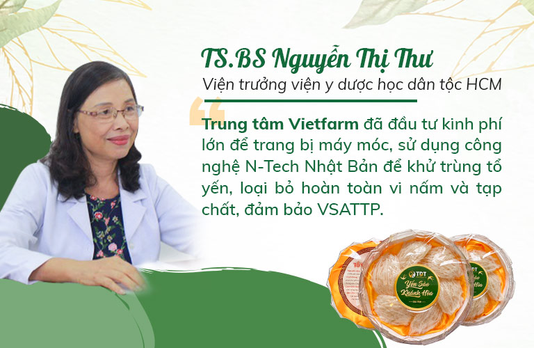 TS.BS Nguyễn Thị Thư - Nguyên Viện trưởng Viện Y dược học dân tộc TP. HCM