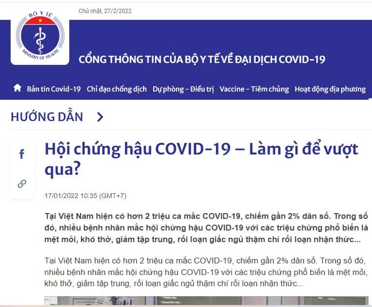 Bộ Y tế cũng đưa ra khuyến cáo