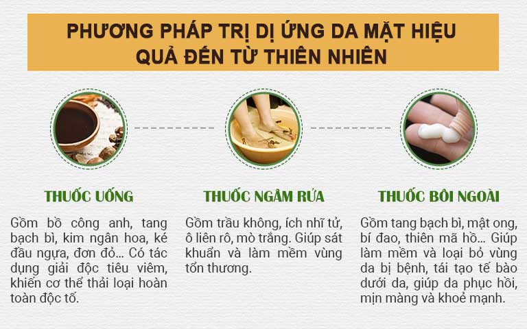 Phương pháp trị dị ứng da mặt hiệu quả đến từ thiên nhiên.