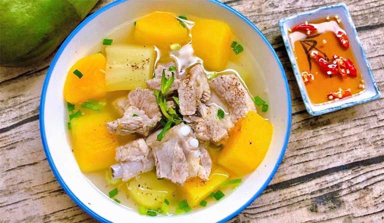 canh đủ đủ sườn heo