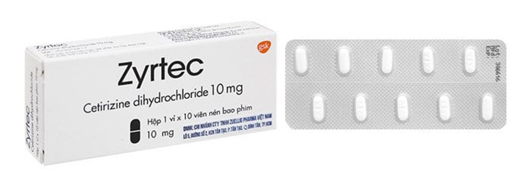 Thuốc Zyrtec 10mg 