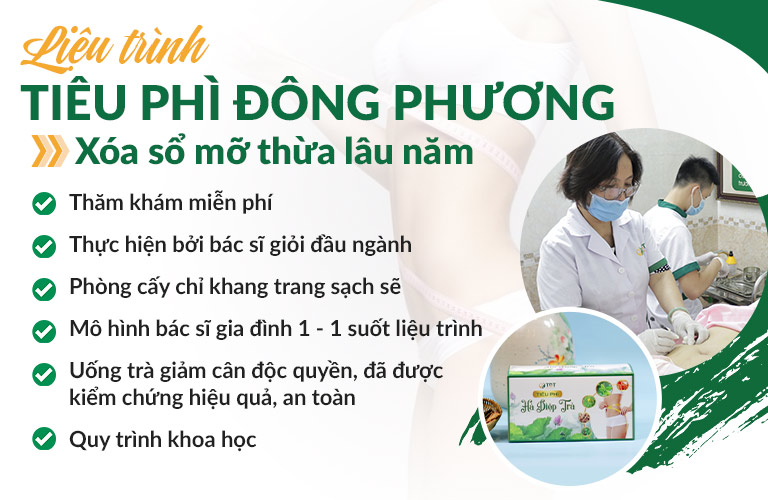 Một số ưu điểm nổi bật của liệu trình giảm cân Tiêu Phì Đông Phương