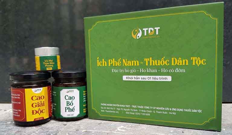 Bộ 3 chế phẩm của bài thuốc Ích Phế Nam