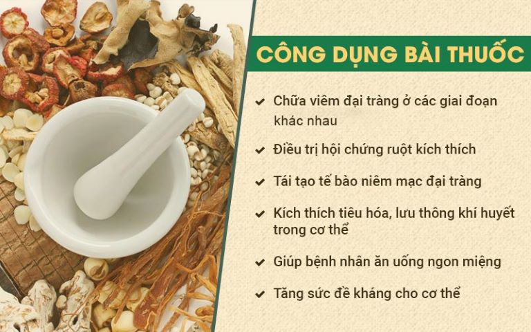 điều trị bệnh đại tràng tại Thuốc dân tộc