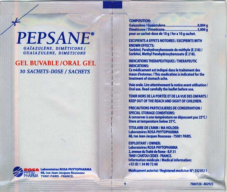 Công dụng của thuốc Pepsane