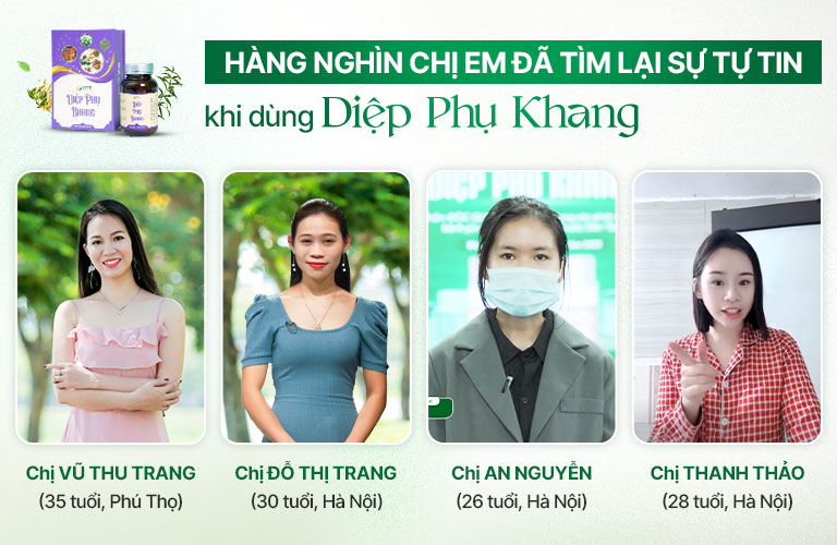 Nhiều chị em đã tin dùng Diệp Phụ Khang và đạt kết quả tốt