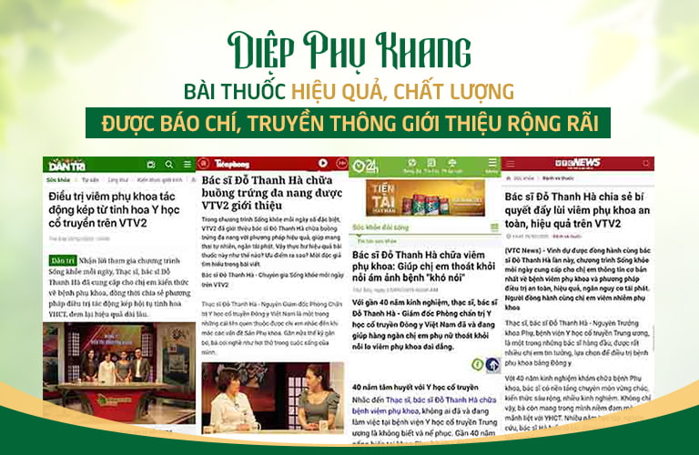 Các trang báo, trang tin đưa tin về Diệp Phụ Khang