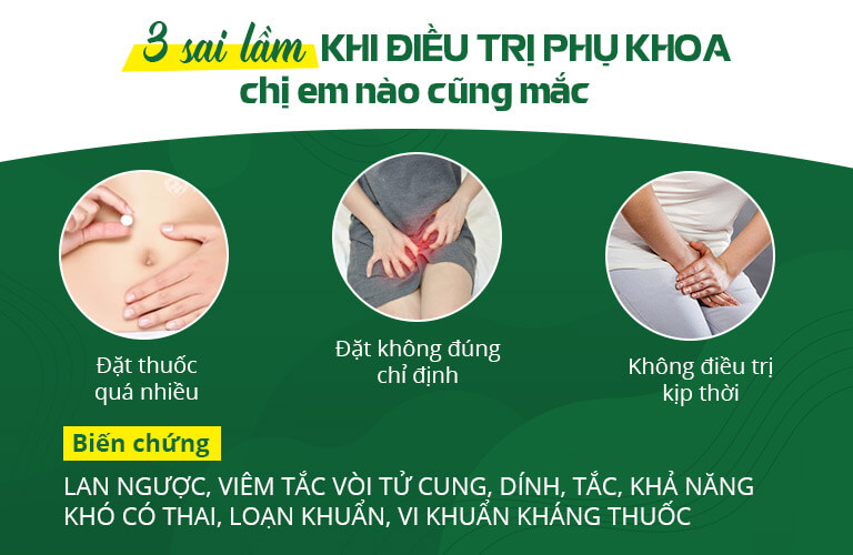 Sai lầm chị em hay mắc phải khi tự điều trị viêm nhiễm phụ khoa, viêm âm đạo