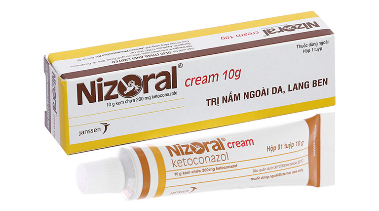 Thuốc trị lác đồng tiền Nizoral cream 10g