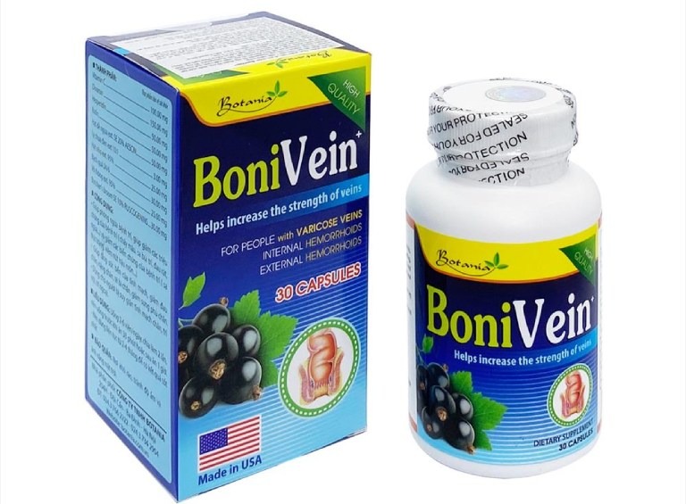 Bonivein hỗ trợ điều trị bệnh trĩ 