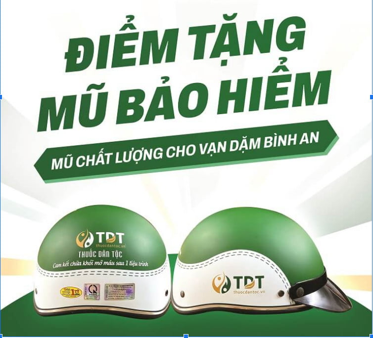 Tặng mũ bảo hiểm 