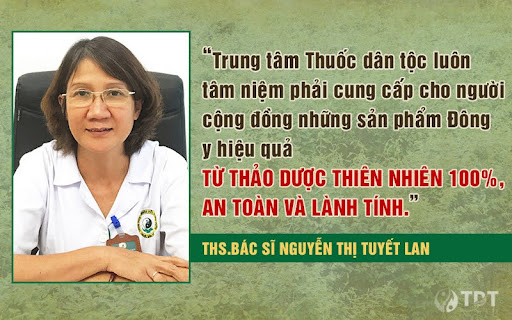 Bác sĩ Tuyết Lan phát biểu