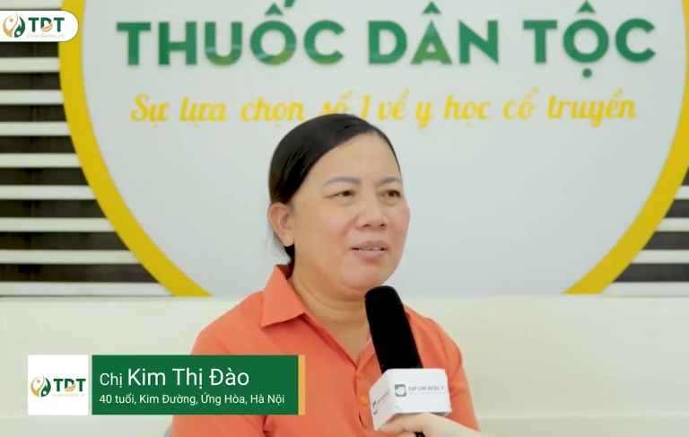 Chị Kim Đào chia sẻ về tình trạng bệnh trước đây