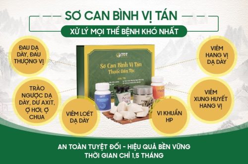 Sơ can Bình vị tán chữa bệnh dạ dày