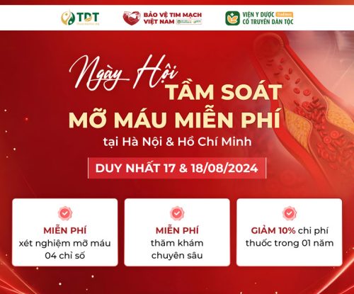 Trung tâm Thuốc Dân Tộc triển khai chương trình "Ngày hội tầm soát mỡ máu miễn phí"