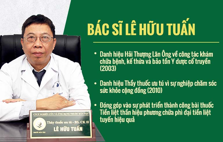 Thạc sĩ, BS.CK II Lê Hữu Tuấn ( Nguyên PGĐ phụ trách chuyên môn BV YHCT Trung Ương) đánh giá cao bài thuốc Bổ Phế Y Diệu Đỗ Minh