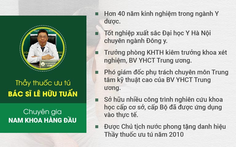 Thông tin TTUT.BS CKII Lê Hữu Tuấn